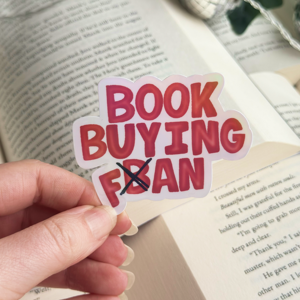 Book Buying Fan sticker