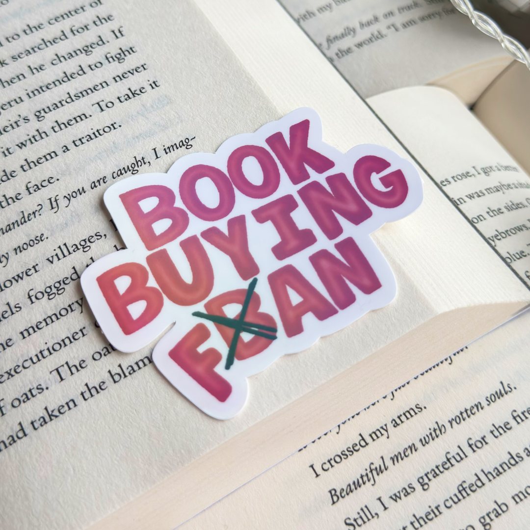 Book Buying Fan sticker