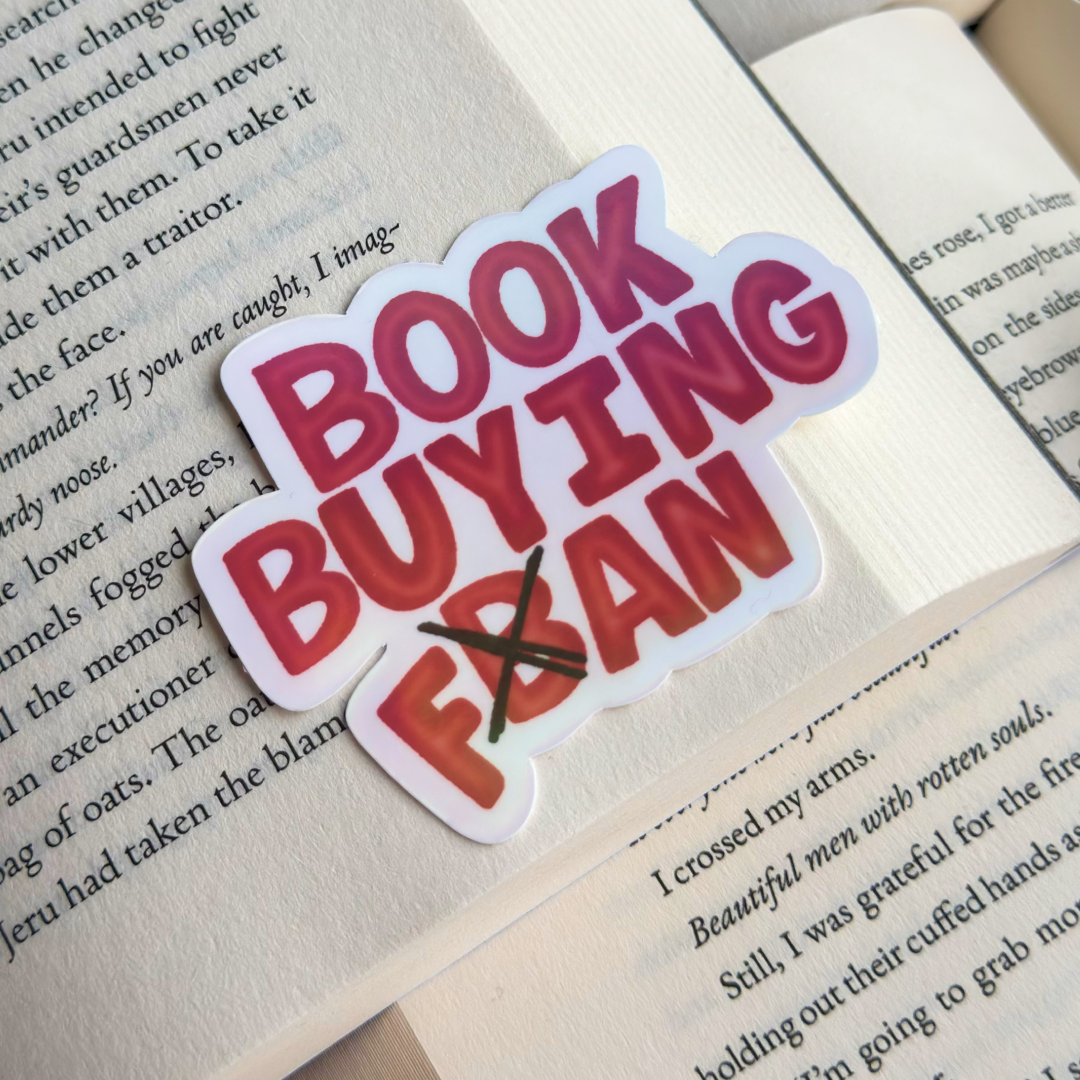 Book Buying Fan sticker