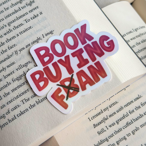 Book Buying Fan sticker